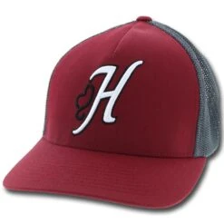 HOOey "Skipper" Maroon/Grey Hat