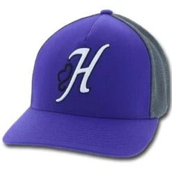 HOOey "Skipper" Purple/Grey Hat