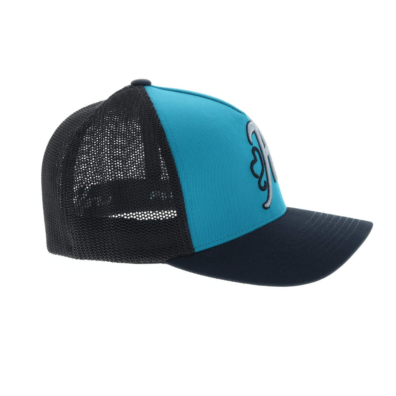 HOOey "Skipper" Turquoise/Black Hat 7 HOOey "Skipper" Turquoise/Black Hat - Image 5