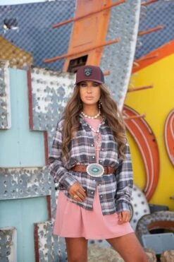 HOOey "Ladies Flannels" Charcoal/ Grey -HOOey Shop 21 Hooey 134