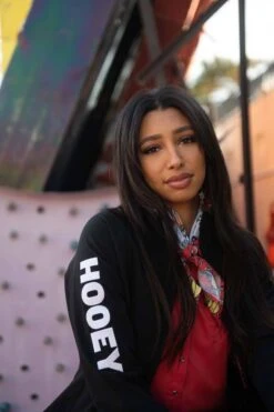 HOOey "Ladies Soft Shell Jacket" Black W/Red Floral Print Lining -HOOey Shop 21 Hooey 414