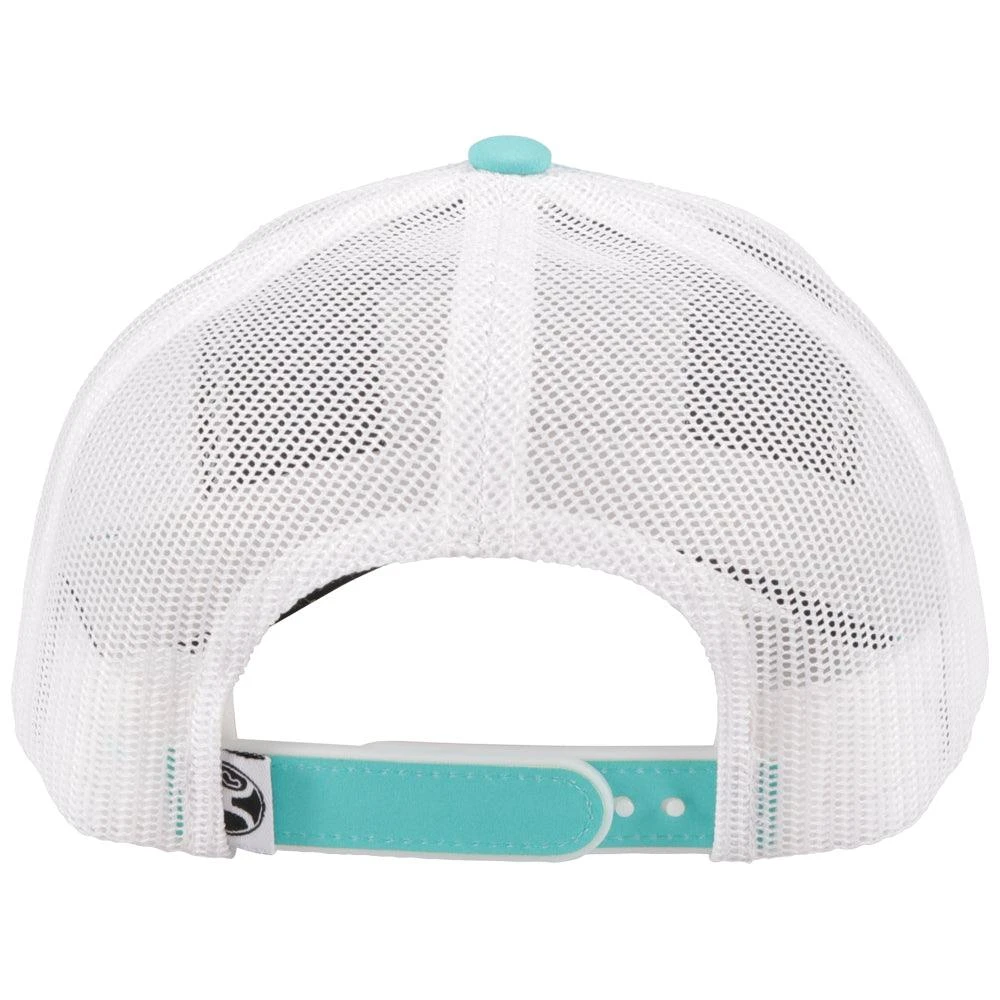 HOOey "Liberty Roper" Turquoise/White Hat 4 HOOey "Liberty Roper" Turquoise/White Hat - Image 2