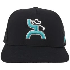 HOOey "Golf" Black Hat -HOOey Shop 2116T BK01