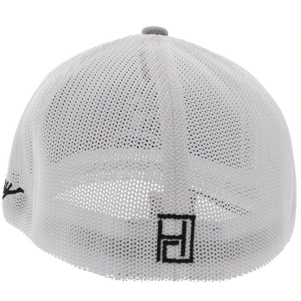 HOOey "Golf" Grey/White Flexfit Hat 4 HOOey "Golf" Grey/White Flexfit Hat - Image 2