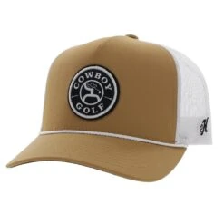 HOOey "Cowboy Golf" Tan/White Hat