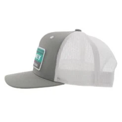 HOOey "Horizon" Grey, White And Turquoise Hat -HOOey Shop 2235T GYWH05