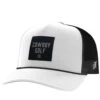HOOey "Cowboy Golf" White/Black Hat -HOOey Shop 2330T WHBKFRONT