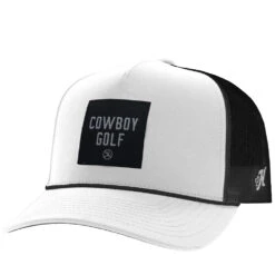 HOOey "Cowboy Golf" White/Black Hat