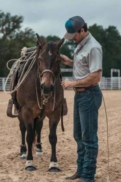 HOOey "Sol" Grey Short Sleeve Pearl Snap Shirt 9 HOOey "Sol" Grey Short Sleeve Pearl Snap Shirt -HOOey Shop 2R5A0748