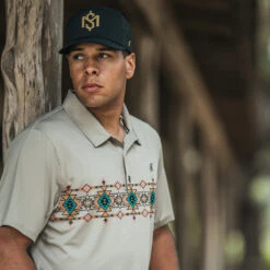 HOOey "The Weekender" Tan W/Nomad Pattern Shirt -HOOey Shop 2R5A1515