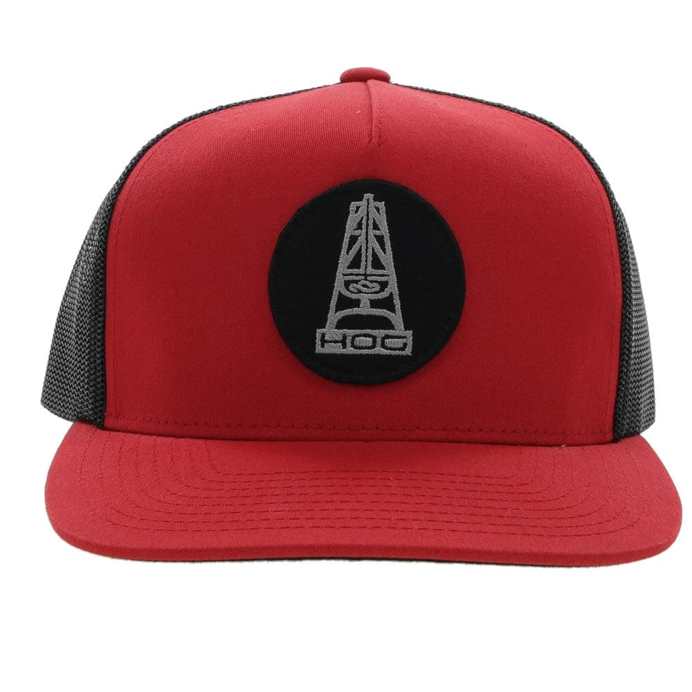 HOOey "Rose" Hog Red/Black Hat 6 HOOey "Rose" Hog Red/Black Hat - Image 4