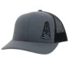 HOOey "HOG" Grey/Black Hat 2 HOOey "HOG" Grey/Black Hat -HOOey Shop 3028T GYBK02