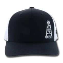 HOOey "HOG" Black/White Hat 11 HOOey "HOG" Black/White Hat -HOOey Shop 3029T BKWHfront 25293.1550276808.1280.1280