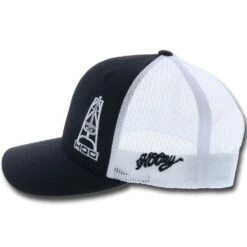 HOOey "HOG" Black/White Hat 9 HOOey "HOG" Black/White Hat -HOOey Shop 3029T BKWHside 83327.1550276808.1280.1280