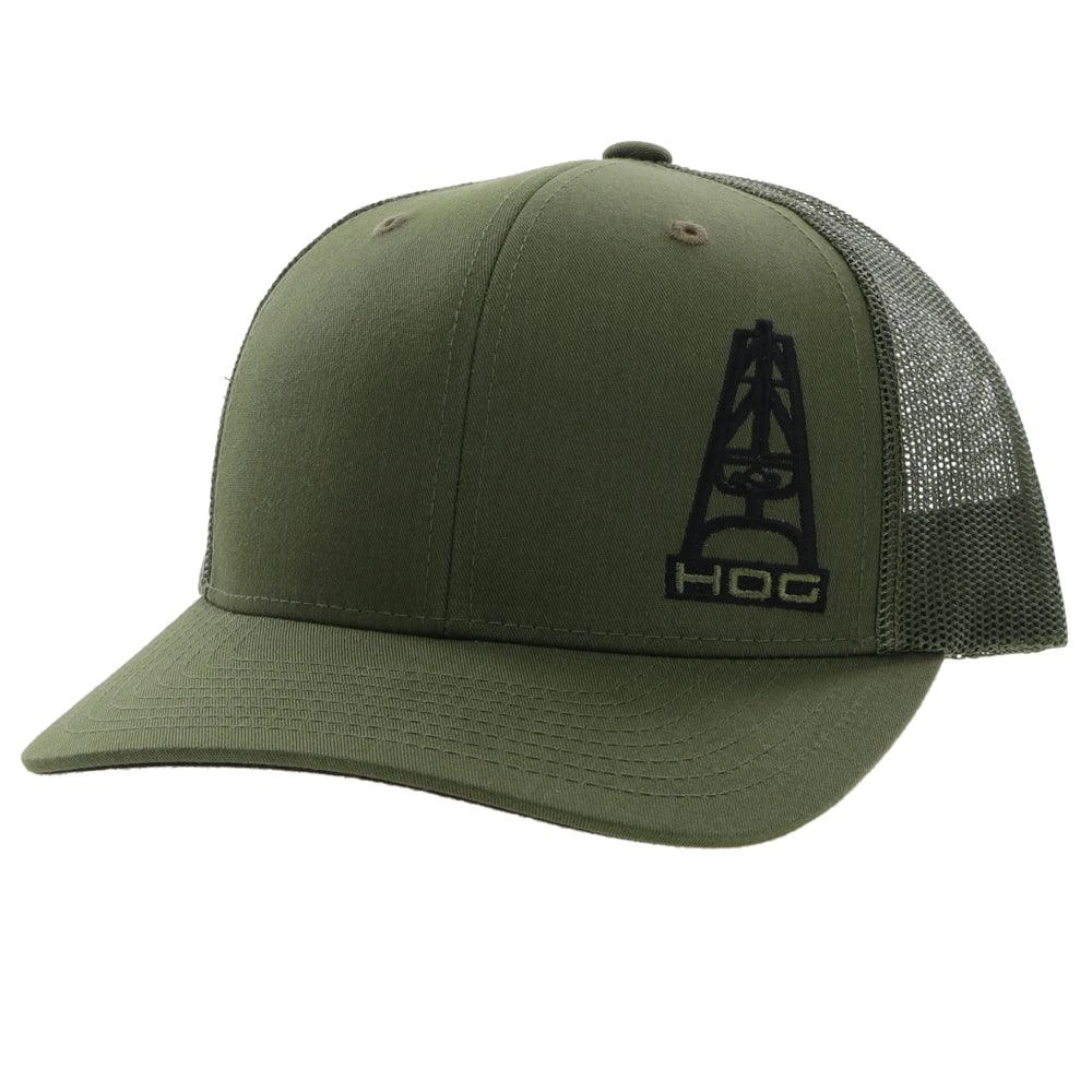 HOOey "HOG" Olive Hat 3 HOOey "HOG" Olive Hat