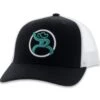 HOOey Roughy "Strap" - Black/White Hat -HOOey Shop 4029T BKWH
