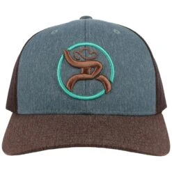 HOOey "Strap" Blue/Brown Hat -HOOey Shop 4029T BLBR01