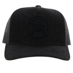 HOOey "Strap" Roughy Black Hat -HOOey Shop 4031T BK01