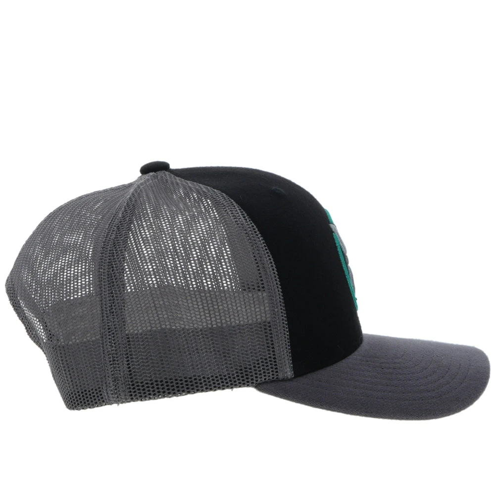 HOOey "Strap" Roughy Black/Grey Hat 6 HOOey "Strap" Roughy Black/Grey Hat - Image 4