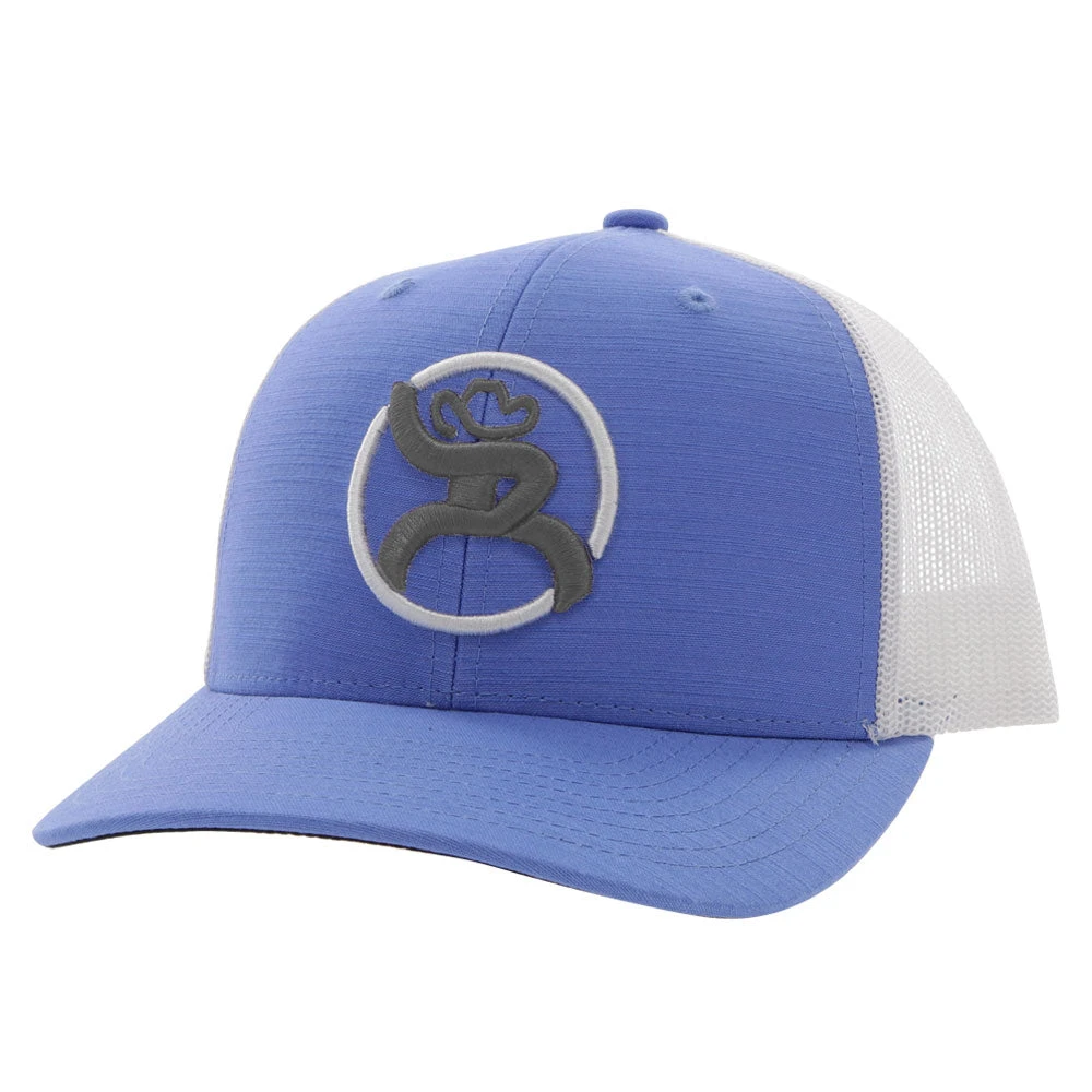 HOOey "Strap" Youth Roughy Blue/White Hat 3 HOOey "Strap" Youth Roughy Blue/White Hat
