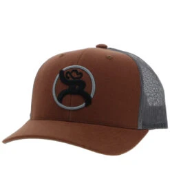 HOOey "Strap" Roughy Orange/Grey Hat
