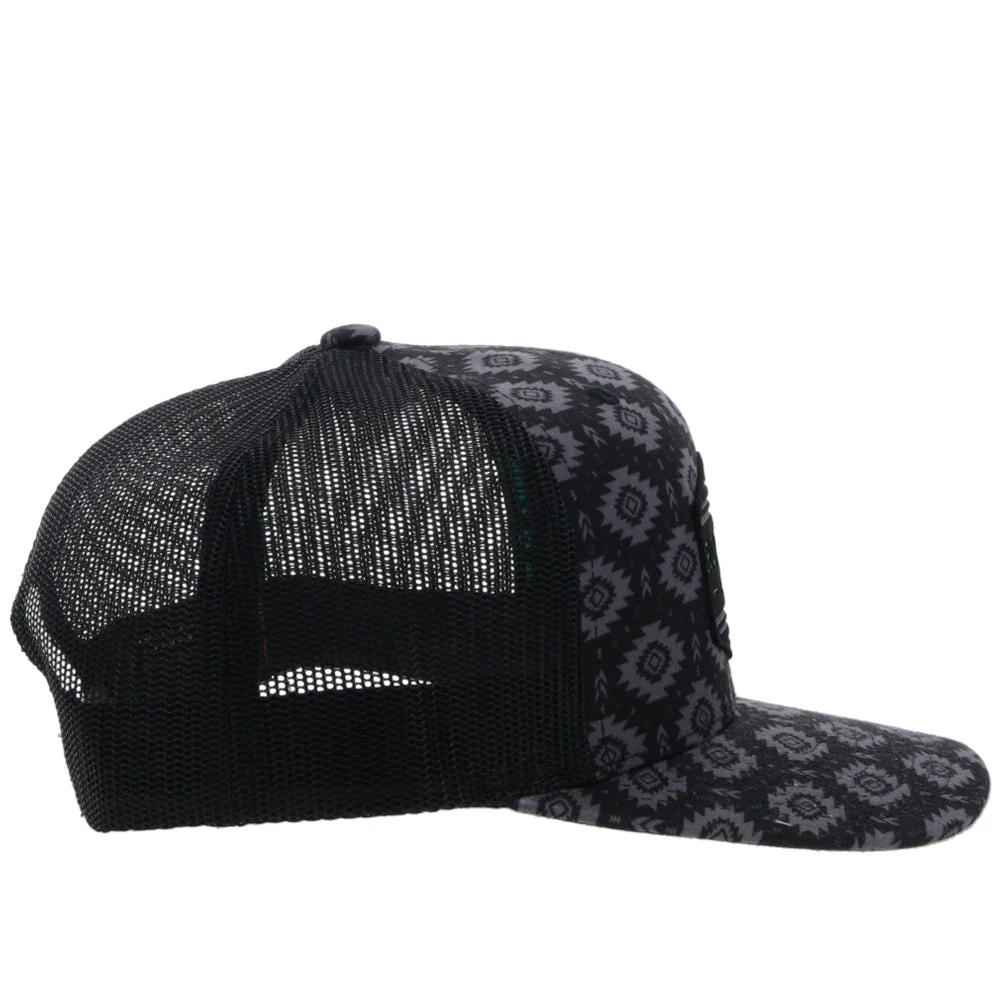 HOOey "Tribe" Black W/ Aztec Print Hat 6 HOOey "Tribe" Black W/ Aztec Print Hat - Image 4