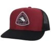 HOOey "Summit" Maroon/Black Hat 2 HOOey "Summit" Maroon/Black Hat -HOOey Shop 4041T MABK02