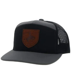 HOOey "Riggin" Roughy Grey/Black Hat