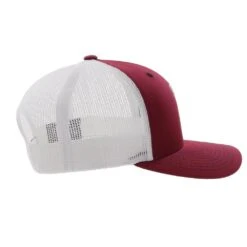 HOOey "Punchy" Hat, Maroon/White -HOOey Shop 5028T MAWH13