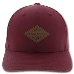 HOOey "Graphite" Maroon Hat -HOOey Shop 6003MAfront 20958.1550438872.1280.1280