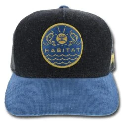 HOOey "Element" Black/Blue Hat -HOOey Shop 6004T BKfront 19062.1549652939.1280.1280