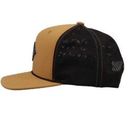 HOOey "Graphite" Tan/Black W/black & White Diamond Patch Hat 9 HOOey "Graphite" Tan/Black W/black & White Diamond Patch Hat -HOOey Shop 6011T TNBK06