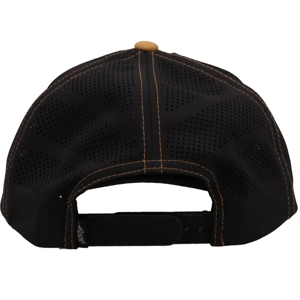 HOOey "Graphite" Tan/Black W/black & White Diamond Patch Hat 4 HOOey "Graphite" Tan/Black W/black & White Diamond Patch Hat - Image 2