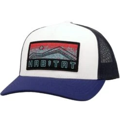 HOOey "Habitat" White / Navy Hat