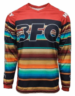 HOOey BFO Youth Jersey Rust/Serape Print -HOOey Shop BFO329 FRONT 666bb0cf e432 45c7 8c0e 230d4f6387c9