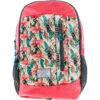 "Rockstar" Hooey Backpack Cream/Rose/Turquoise Feather Aztec W/Rose/Black Accents -HOOey Shop BP052AZPK 01