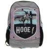 "Rockstar" Hooey Backpack Grey/Turquoise Cheyenne Logo W/Grey/Black -HOOey Shop BP052GYBK 01