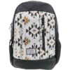 "Rockstar"Hooey Backpack White/Cream Aztec Pattern W/Black -HOOey Shop BP052WHBK 01