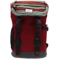 "Topper" Hooey Backpack Maroon W/Serape Pattern W/Black Accents