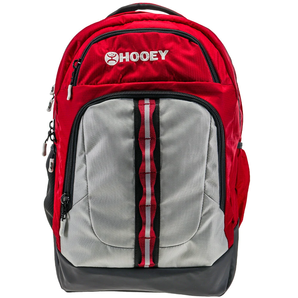 "Ox" Hooey Backpack Burgundy W/Grey/black 3 "Ox" Hooey Backpack Burgundy W/Grey/black