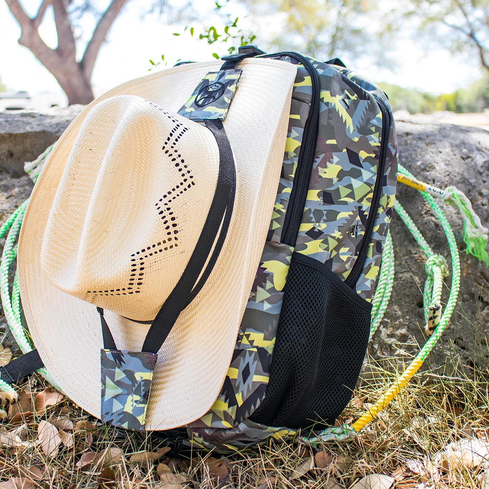 "Rockstar" Hooey Backpack Camo W/Black 5 "Rockstar" Hooey Backpack Camo W/Black - Image 3