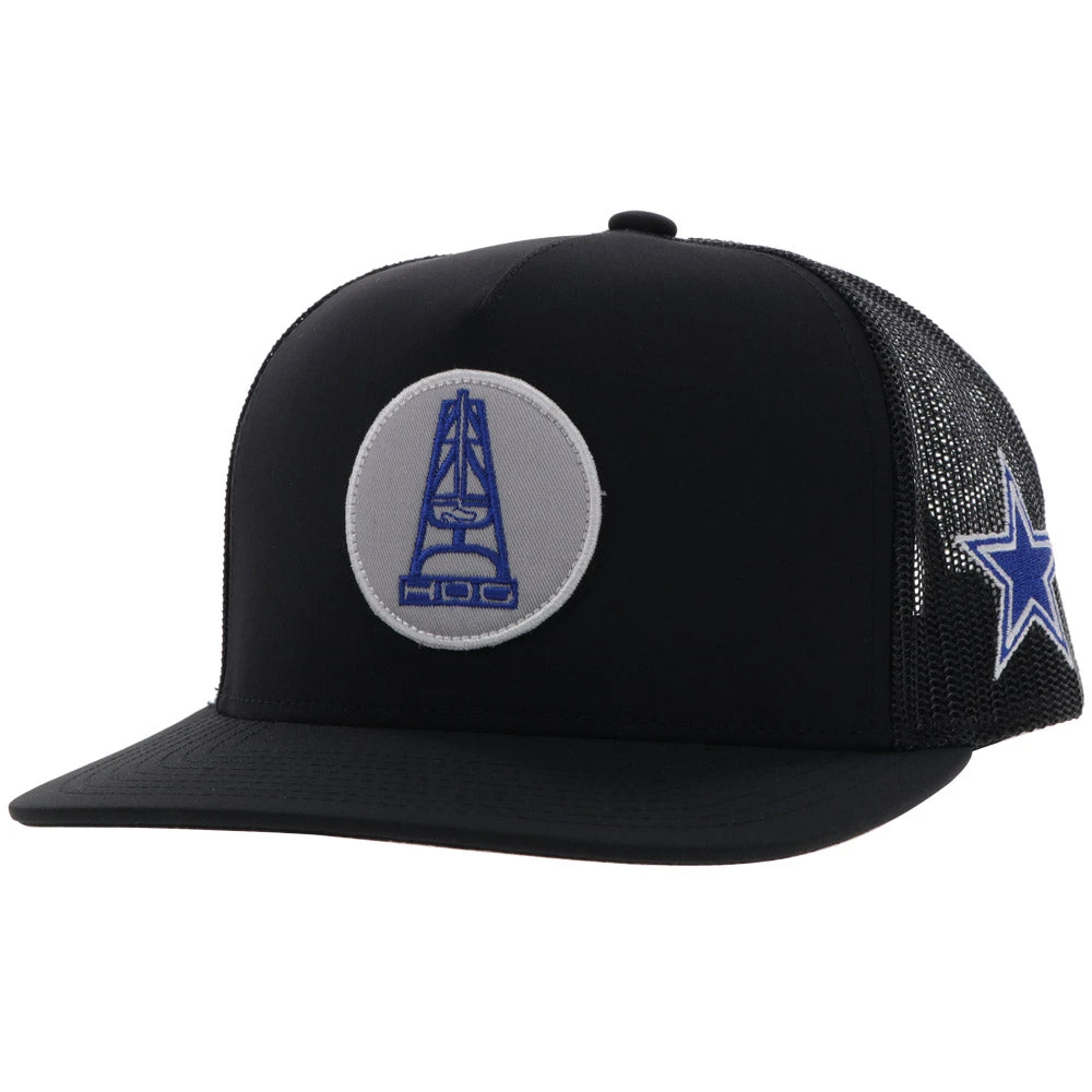 HOOey "Dallas Cowboys" HOG Hat Black W/ Grey & Navy 3 HOOey "Dallas Cowboys" HOG Hat Black W/ Grey & Navy