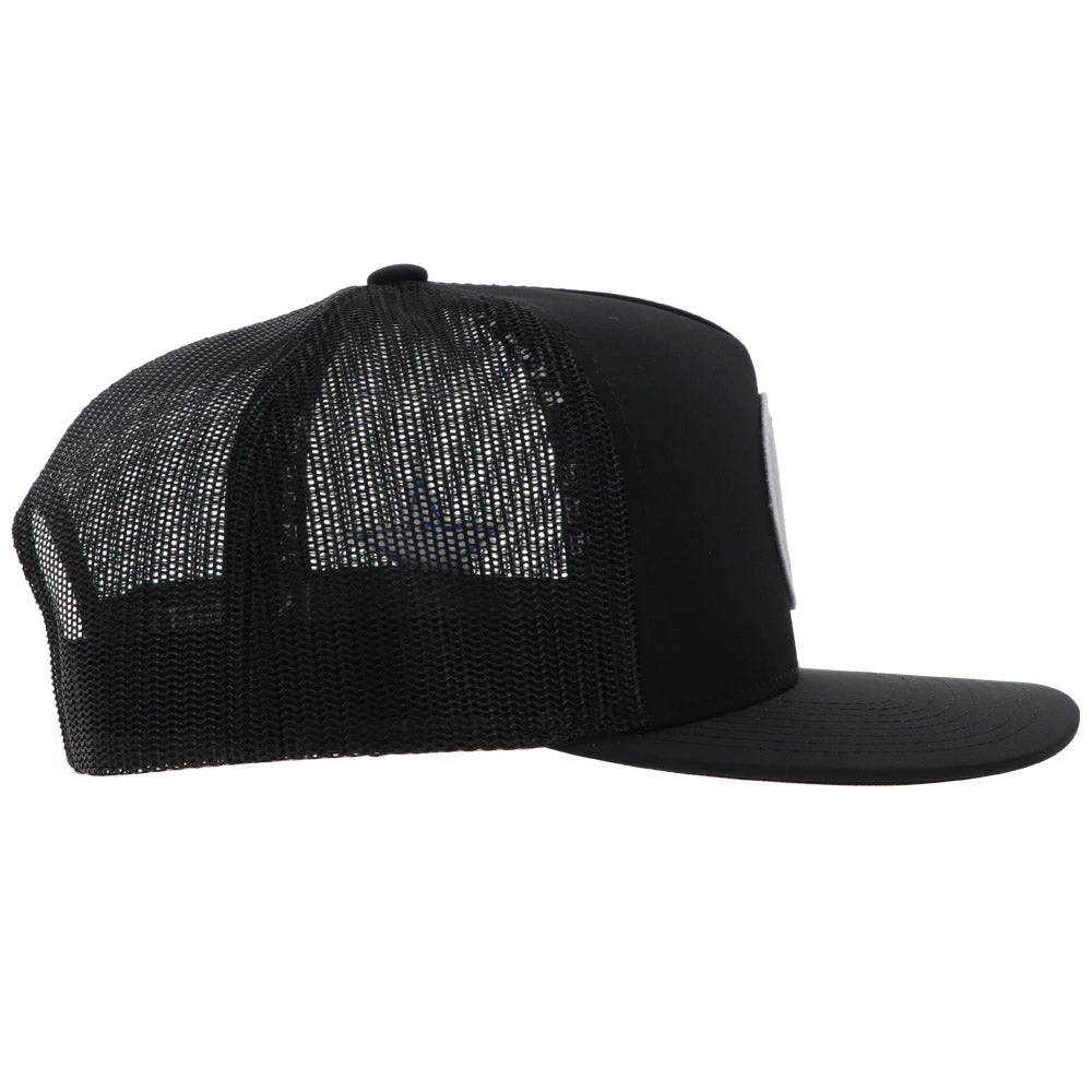 HOOey "Dallas Cowboys" HOG Hat Black W/ Grey & Navy 7 HOOey "Dallas Cowboys" HOG Hat Black W/ Grey & Navy - Image 5