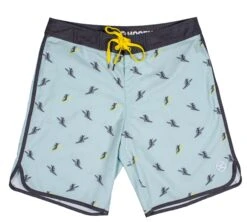 HOOey "Shaka" Turquoise Board Shorts