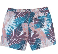 HOOey "Bigwake" Maroon/Coral Board Shorts -HOOey Shop HB2002MAOR BACK