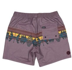 HOOey "Bigwake" Maroon Board Shorts -HOOey Shop HB2002MA BACK