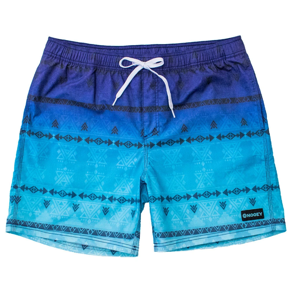 HOOey Youth "Bigwake" Blue/Teal Ombre Pattern Board Shorts 3 HOOey Youth "Bigwake" Blue/Teal Ombre Pattern Board Shorts