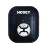Black Leatherette/White Hooey Logo Airpod Case 1 Black Leatherette/White Hooey Logo Airpod Case -HOOey Shop HC014