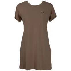 HOOey "Sayulita" T-shirt Dress - Tan