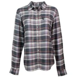 HOOey "Ladies Flannels" Charcoal/ Grey